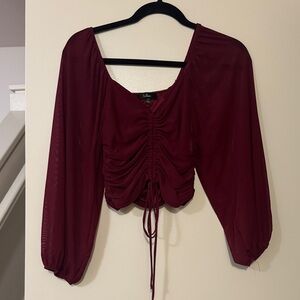 Lulus maroon top